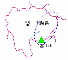 山岳信仰山梨县地图