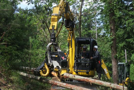 技能者培养研修高性能林业机械