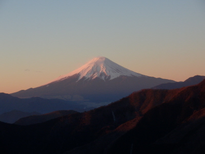 01奈良仓山看到的富士山2