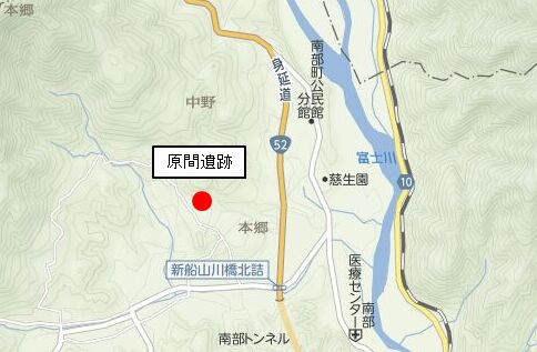 No.0292原间遗址地图