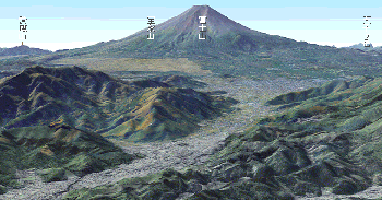 富士山的画·克什米尔3D制作