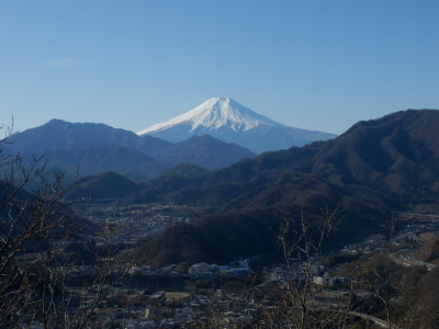 05岩殿山看到的富士山
